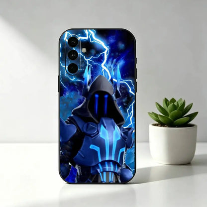 R-Royales F-Fortnites Gaming-Handyhülle aus weichem schwarzem Silikon für Samsung Galaxy A73,A72,A71,A70,A53,A52,A51