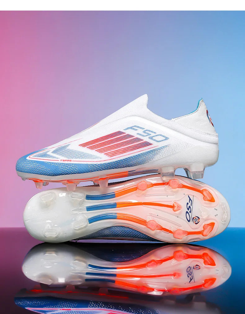 New Men's Football Boots Turf Comfortable Soccer Shoes Sport Fg Grass Cleats Futsal Non Slip Outdoor Adult Ultralight Non-Slip