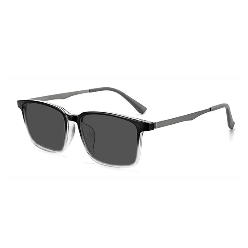 LOERHUNAR High Quality Square Frame TR90 Pure Titanium Myopia Sunglasses for Men Woman UV400 Sunshade Driving Fishing Sunglasses