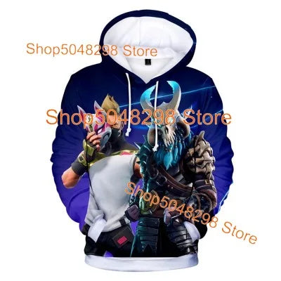 Sweatshirt com Capuz para Homem, Mulher e Criança The Nite Victory — Roupa Infantil Battle Royale, Sweatshirt para Rapazes e Raparigas, Tops Hero para Adolescentes