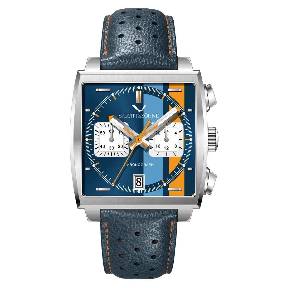 Specht & Söhne New Hot Watches Men Luxury Brand Male Japan VK64 Chronograph Trendy Sport Wristwatch Waterproof