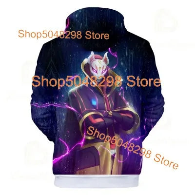 Sweatshirt com Capuz para Homem, Mulher e Criança The Nite Victory — Roupa Infantil Battle Royale, Sweatshirt para Rapazes e Raparigas, Tops Hero para Adolescentes