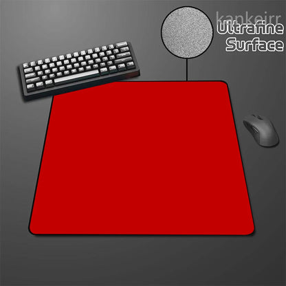 Schwarzes Speed-Mousepad, einfarbig, hochelastisch, rutschfeste Unterseite, Gaming-Mausmatte, Premium-E-Sports-Mousepad, ultrafeine Oberfläche, Deskmat