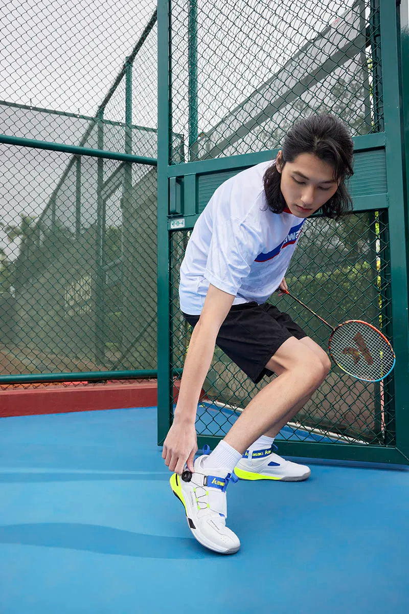 Kawasaki King Series 2.0 Professional Badminton Shoes For Men Women Anti-Twist Sports Original Men's Tennis Shoes Sneakers A3311