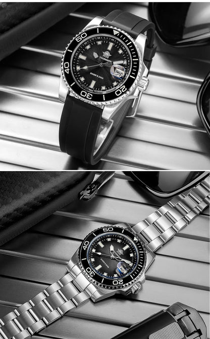 ADDIESDIVE AD2089 NEW Sports Watches Men's 41mm Quartz Watch Colorful Rotatable Bezel BWG9 Luminous 200m Waterproof Diving Watch