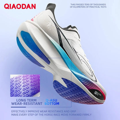 QIAODAN Feiying PB3 Enhanced Edition Professional Marathon Carbon Board Running Shoes 2025 Men's Sneakers QDB023251299T
