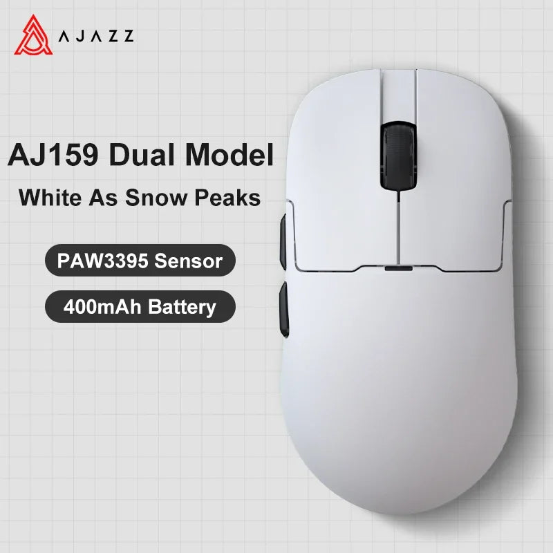 Gaming miška Ajazz AJ159 PRO/APEX 8000Hz, povratna frekvenca, Paw3950, barvni zaslon, magnetno stojalo AJ159P, za pisarno in gaming