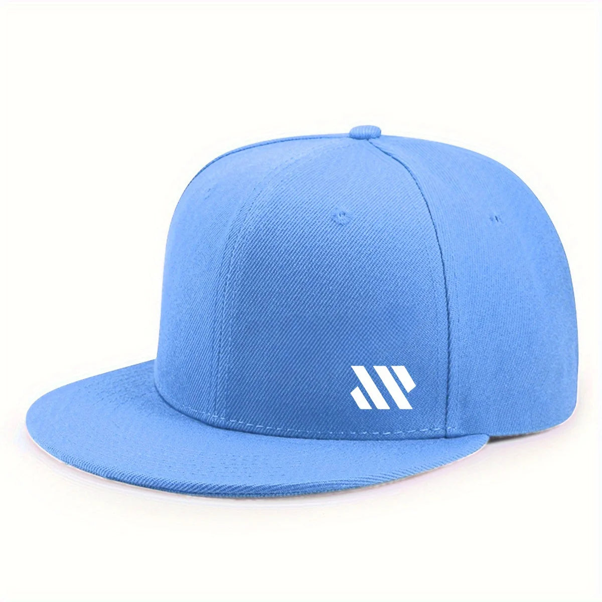 Gorra de béisbol con logotipo blanco. Gorra unisex ajustable, transpirable y de ala plana. Gorra ligera para actividades al aire libre y viajes. Gorra.