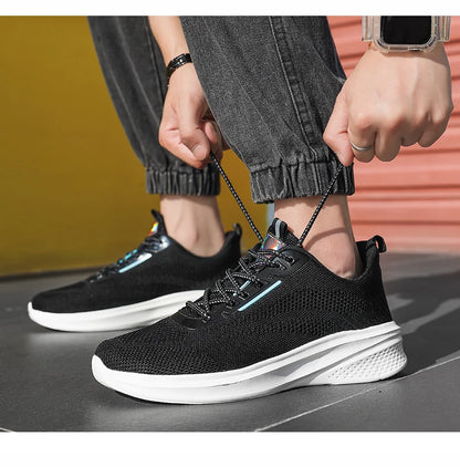 Leather Men Shoes Sneakers Trend Casual Shoe Italian Breathable Leisure Male Sneakers Non-slip Footwear Men Vulcanized Shoes