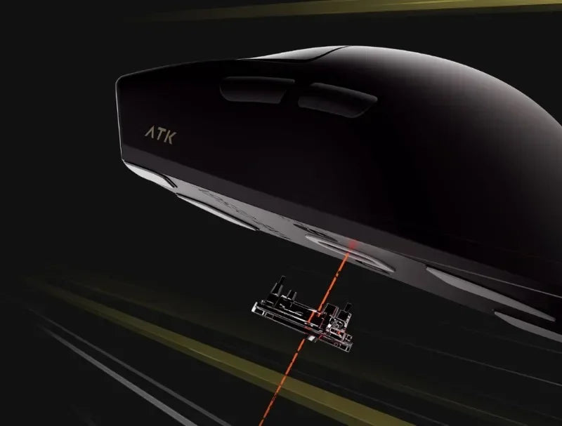Neue ATK X1 SE Starlight kabellose leichte Gaming-Maus PAW3395 26K DPI Hub Page Driver 1000Hz – Gaming-Maus und PC-Spieler-Zubehör