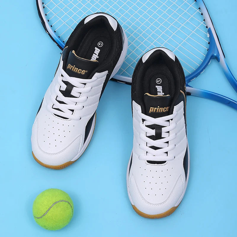 Professional Men Women Leather Badminton shoes Couple Anti-Slip Training Sneaker Lightweight Tennis Shoes Volleyball sport shoes