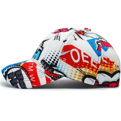 Czapka z daszkiem w stylu wiosennym, modna, uliczna, hip-hopowa, bawełniana czapka hip-hopowa