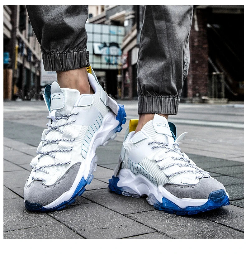 Zapatillas para hombre, calzado casual masculino, tenis de lujo, zapatillas deportivas transpirables, mocasines de moda y calzado de running para hombre