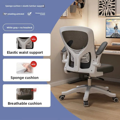 Ergonominen pelituoli asuntolaan ja toimistoon pitkiin käyttöjaksoihin, mukava tietokonetuoli, työpöytätuoli ja pehmeä pelituoli