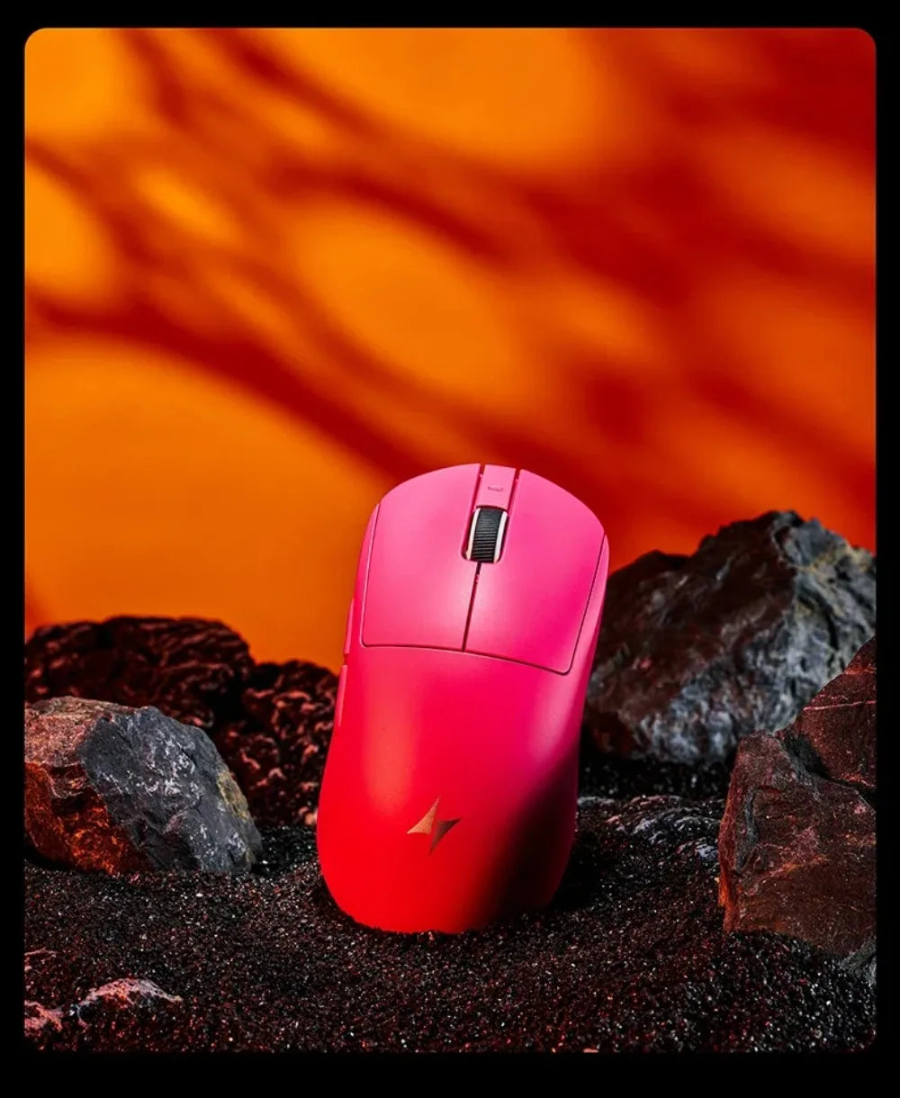 Rato Gaming Bluetooth Sem Fios ATK Dragonfly A9, Design Ergonómico, Resposta Rápida, PAW3950 Ultra, 800mAh, Leve, 8KHz, eSports