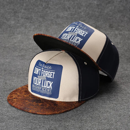 Baseballcap mit flachem Schirm, Buchstabenstickerei für Herren, vielseitig kombinierbar, Damen-Sommer-Hip-Hop-Hut, Outdoor-Sonnenschutz, verstellbare Schirmmütze