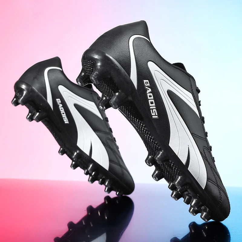 Fodboldsko til mænd, åndbare fodboldstøvler, futsal, ultralette professionelle træningssneakers, unisex græsknopper til kamp og sport