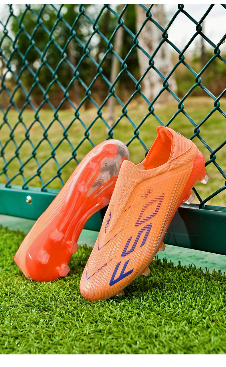 New Men Soccer Shoes Futsal Football Boots Sneakers Match Grass Cleats High-quality Non-Slip Indoor Hot-selling High-top Outdoor