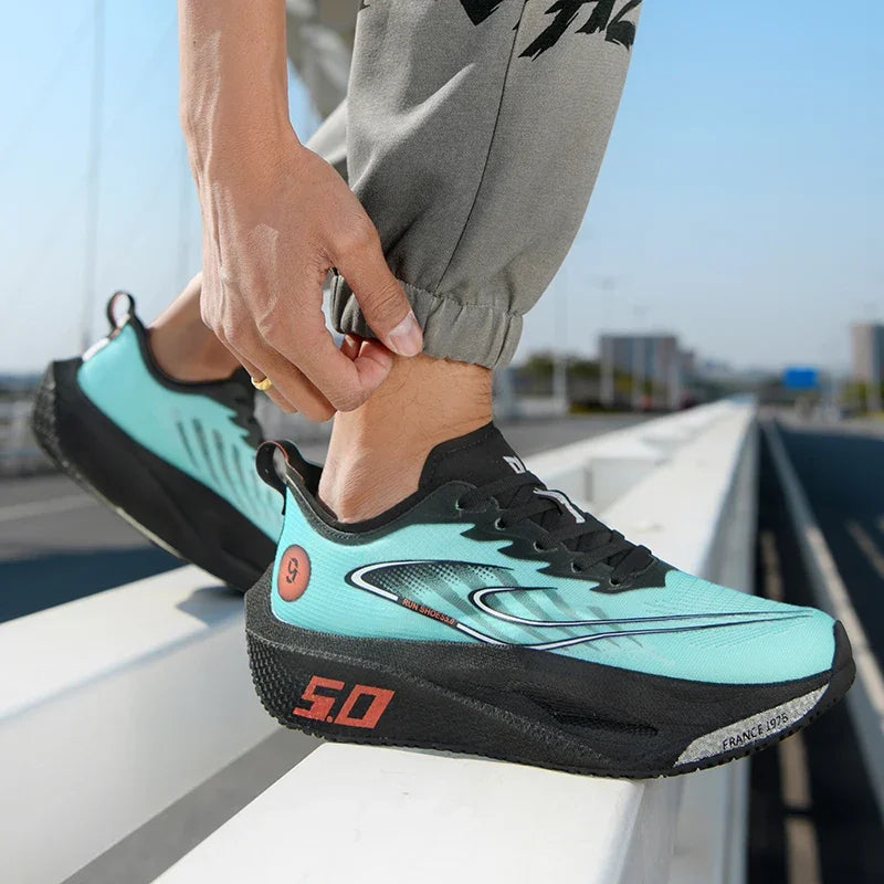 Air cushion running shoes, breathable outdoor sneakers, lightweight sports jogging shoes