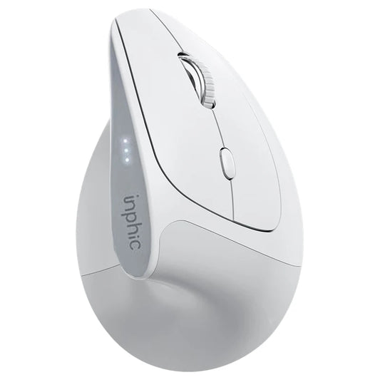 Inphic X9 PRO vertikale kabellose Maus, Type-C-Schnellladung, ergonomische, leise Office-Maus für Laptop, PC, Computer und Gaming