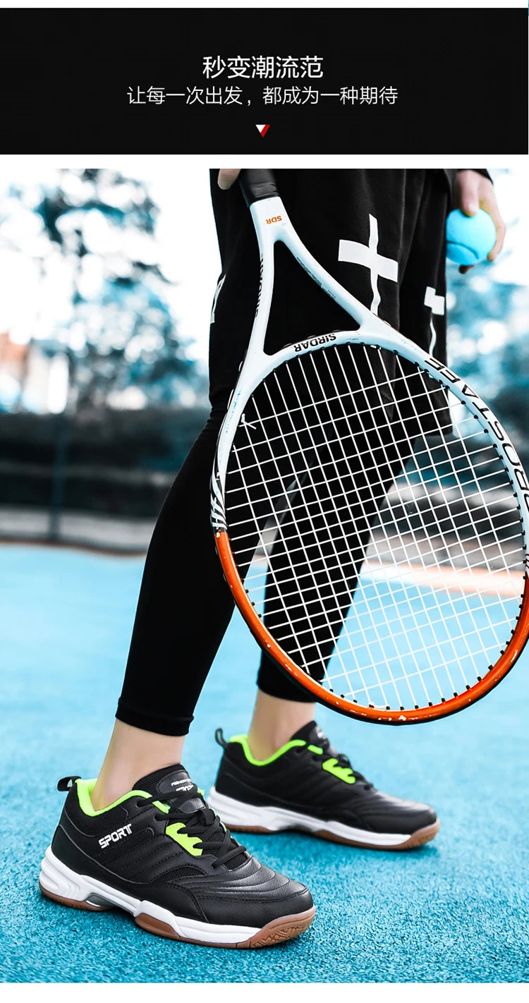 Tennissko til mænd, åndbare, udendørs sport, fitness, kvinder, badminton, unisex, casual, herresneakers, volleyball, zapatillas de tenis