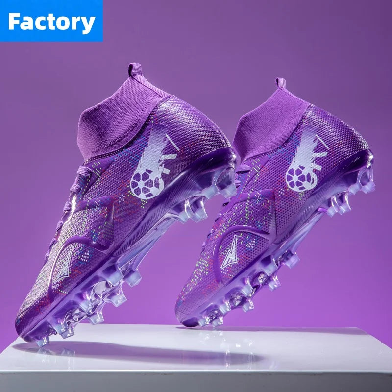 Scarpe da calcio professionali da uomo, scarpe da calcetto con tacchetti, sneakers da calcio ultraleggere per allenamento e sport all’aperto