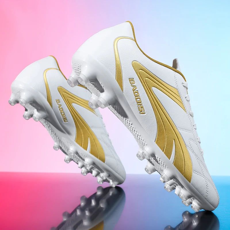 Fodboldsko til mænd, åndbare fodboldstøvler, futsal, ultralette professionelle træningssneakers, unisex græsknopper til kamp og sport