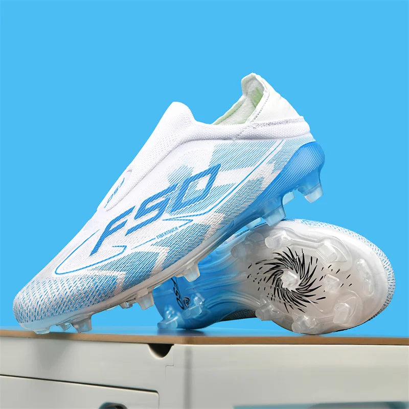 New Men Soccer Shoes Match Indoor Hot-selling Outdoor Football Boots Grass Cleats High-top Futsal Sneakers Non-Slip High-quality
