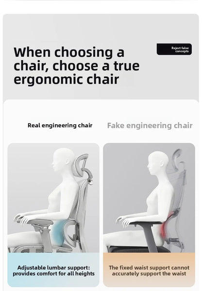 Ergonomic Office Chair Reclining with Footrest High Back Computer Desk Chair with Lumbar Support for Home Office Gaming