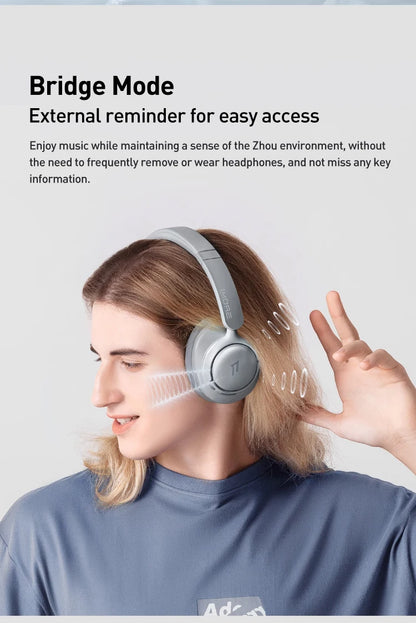1MORE SonoFlow S kabellose Bluetooth-Kopfhörer mit Geräuschunterdrückung 42dB ANC Hi-Res Audio 90H Akkulaufzeit Over-Ear-Headset