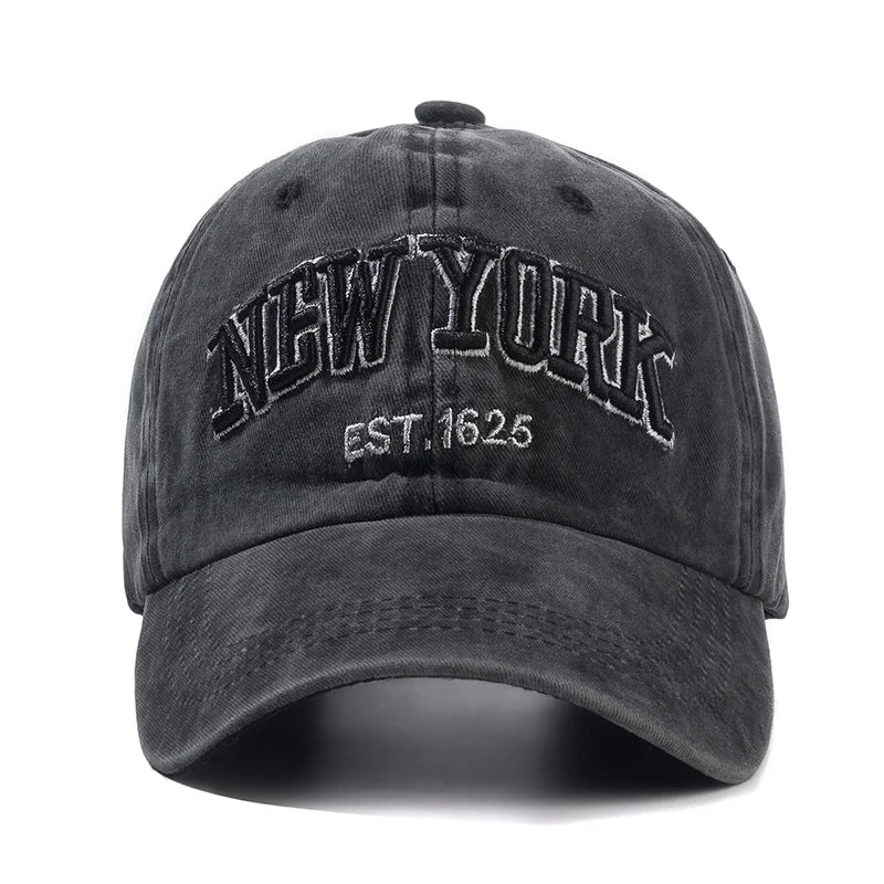 Gorra de algodón lavado York para hombre y mujer: gorras, gorras snapback, gorras de béisbol, protección solar, casquette, gorra «dad hat», gorra para actividades al aire libre