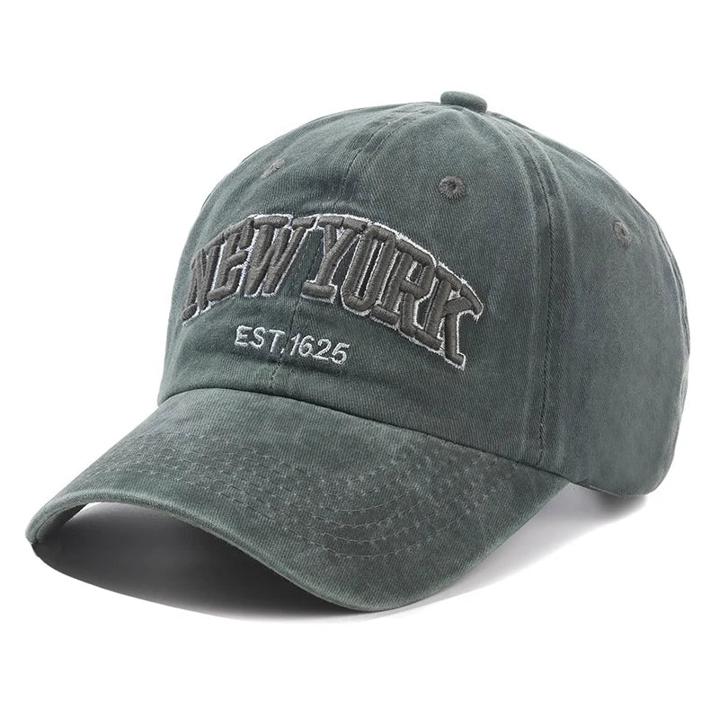 Gorra de algodón lavado York para hombre y mujer: gorras, gorras snapback, gorras de béisbol, protección solar, casquette, gorra «dad hat», gorra para actividades al aire libre