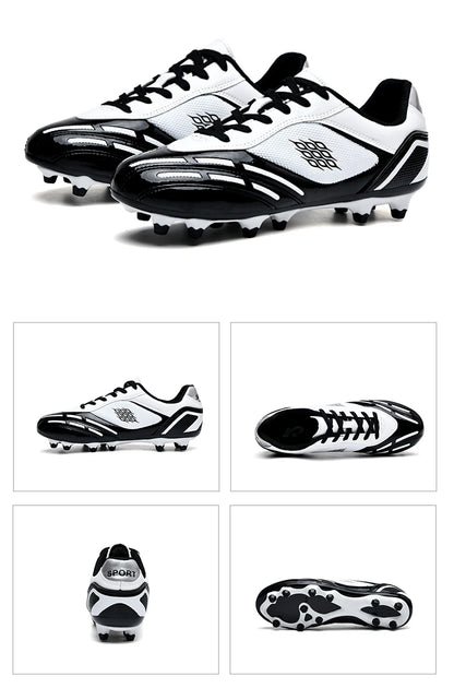 Soccer Shoes Men Turf Football Boots Fashion Firm Ground Studs Anti-Slip Boy Sneakers Original Outdoor Field Training Trainers
