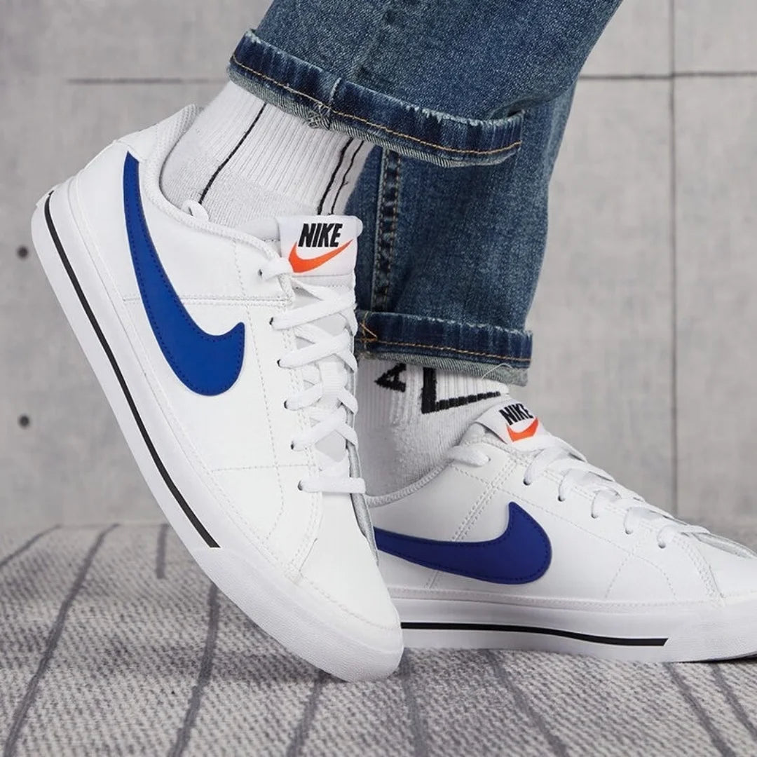 Nike New Lightweight, Comfortable, and Versatile Women's Court Legacy Low-Top White Casual Sports Sneakers DA5380-101