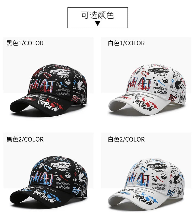 Mode Hip Hop Baseballkeps personlighet Trucker-kepsar Bomull Snapback-keps Utomhus solhattar sport fritidskeps