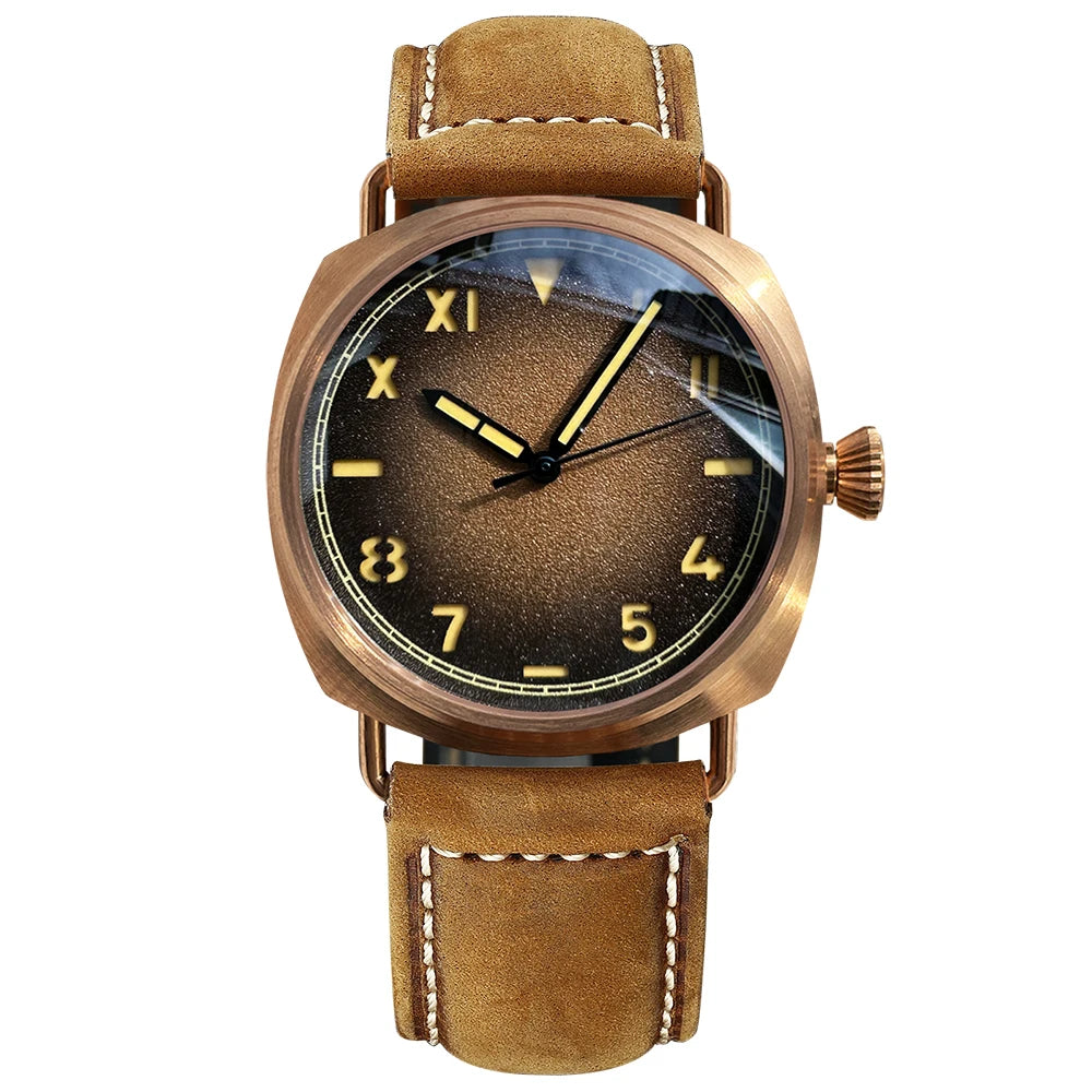 STEELFLIER Official SF760S Luxury Bronze Mechanical Watch NH35 Movement Sapphire Crystal Swiss Luminous 20Bar Waterproof Wristwatch