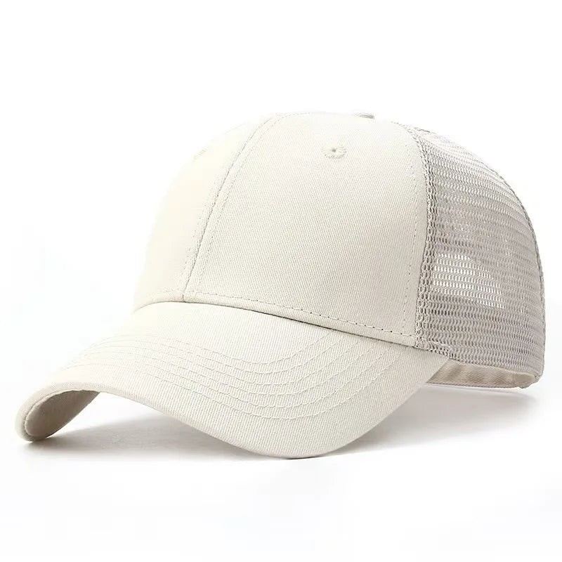 Big Head Man Baseball Caps Summer Mesh Plus Size Causal Peaked Hats 56-60cm 62-68cm Oversize XXL Snapbacks