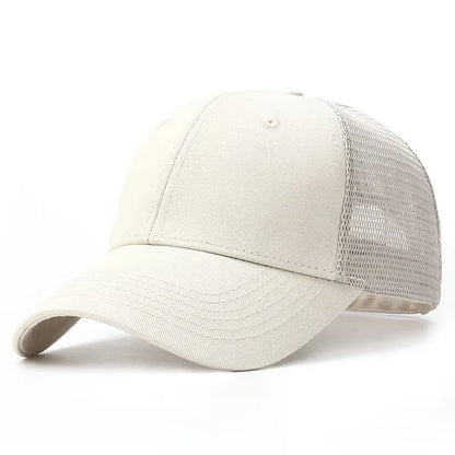 Big Head Man Baseball Caps Summer Mesh Plus Size Causal Peaked Hats 56-60cm 62-68cm Oversize XXL Snapbacks