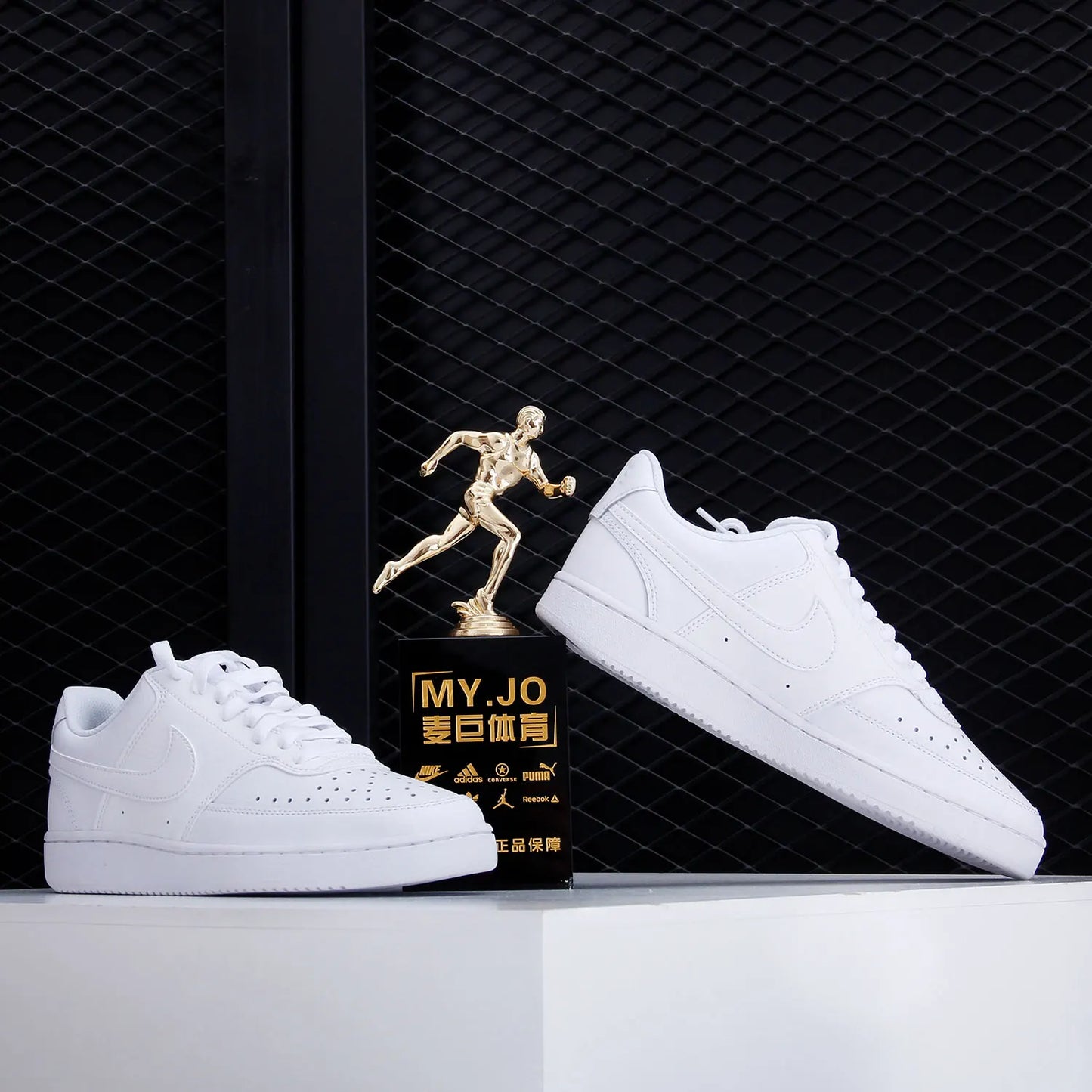Nike Genuine Court Vision Low Ténis unissexo de cano baixo duráveis CD5434-100