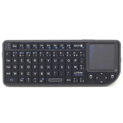 Teclado Mini Sem Fios Original Rii X1 2.4GHz Inglês/RU/ES/FR com TouchPad para Android TV Box/PC/Portátil