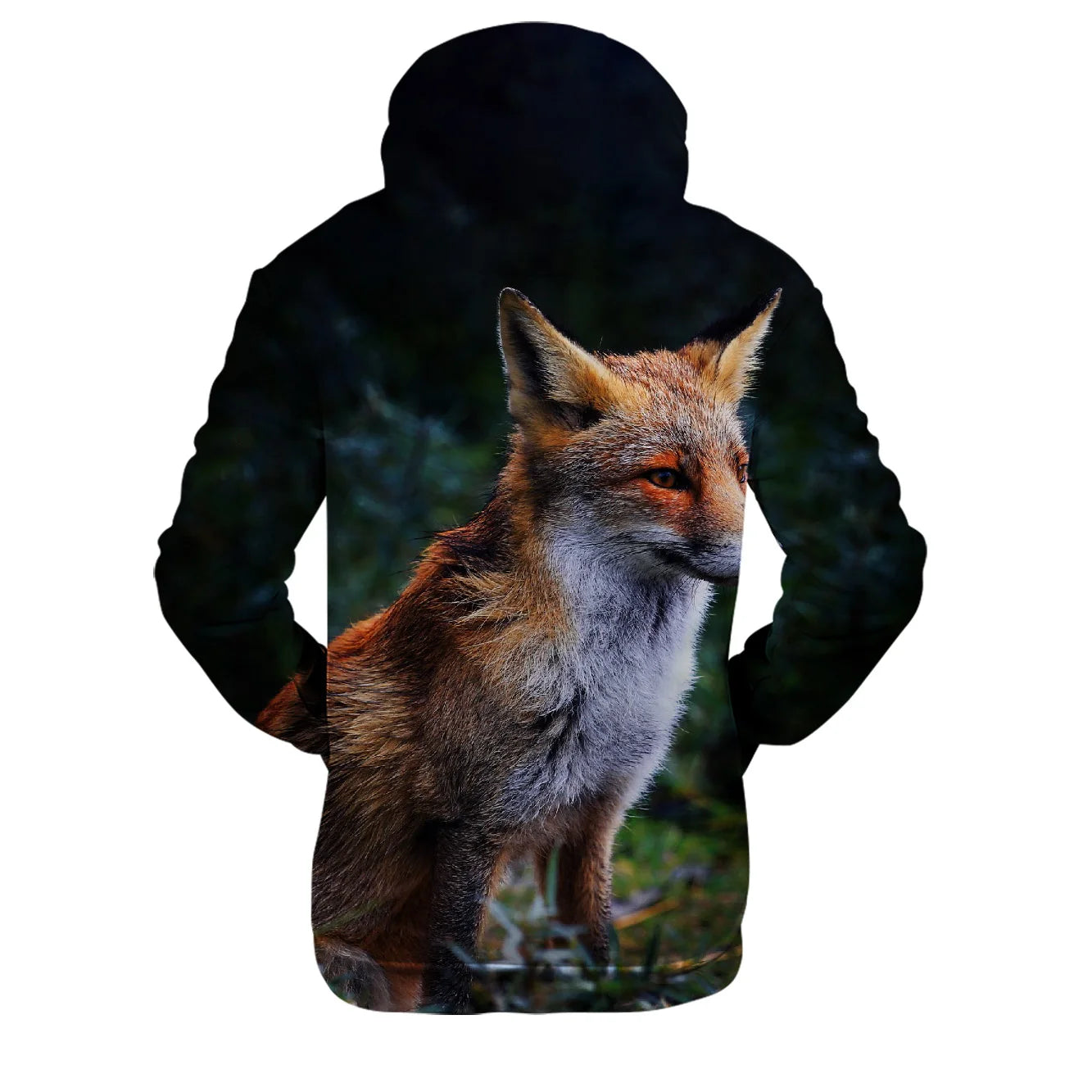 Popularne bluzy z kapturem i bluzy Hip Hop Novelty z wygodnym nowym nadrukiem 3D Fox, dla mężczyzn/kobiet, dorosłych/dzieci, casualowe bluzy wkładane przez głowę