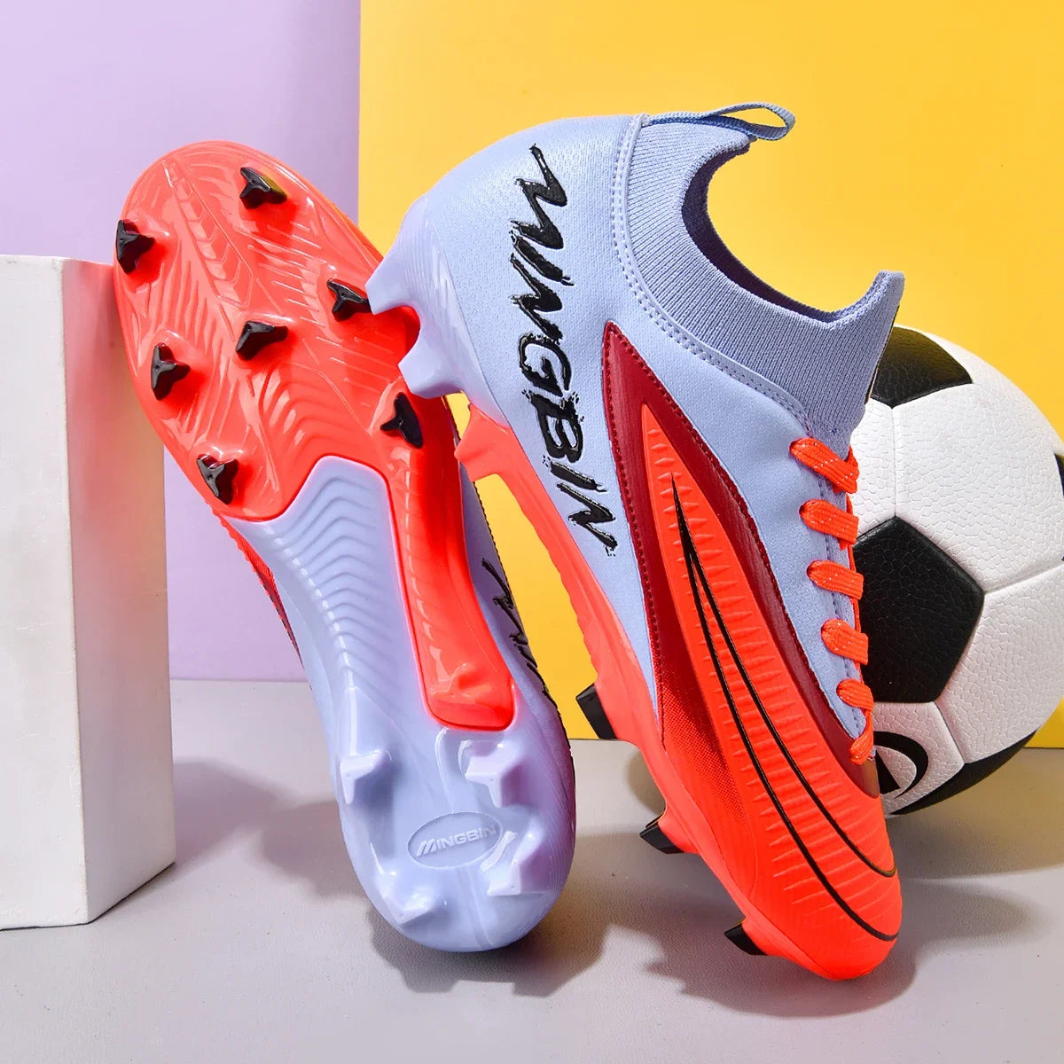 New Men Football Boots Cleats Sport Sport Adult Non-Slip Boys Sport Sport Outdoor Comfortable Ultralight Training Match Grass