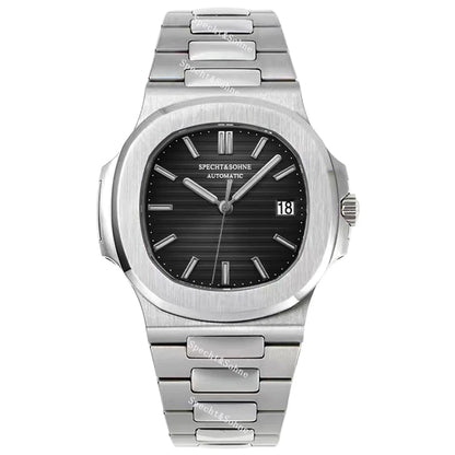 Specht&Sohne 2025 Nuovo Orologio Classico di Lusso da Uomo Automatico in Acciaio Inossidabile con Zaffiro 8215, Orologio da Polso Meccanico