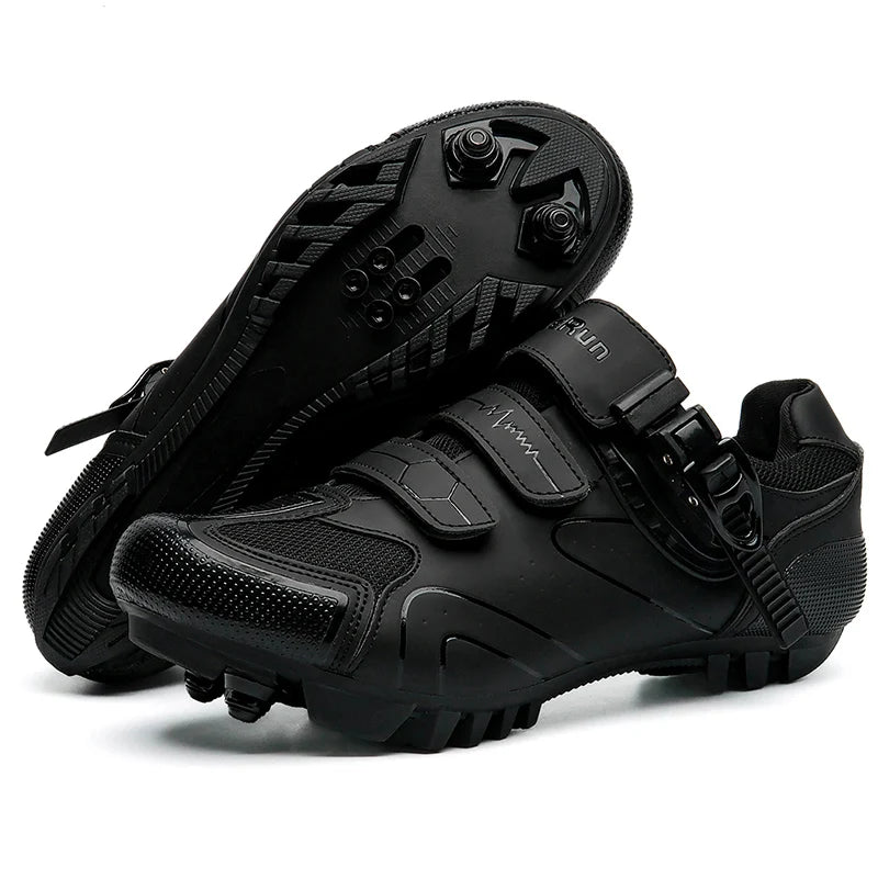 Primavera, scarpe da ciclismo MTB con morsetti da uomo, scarpe sportive in carbonio, velocità, corsa in montagna, scarpe da mountain bike