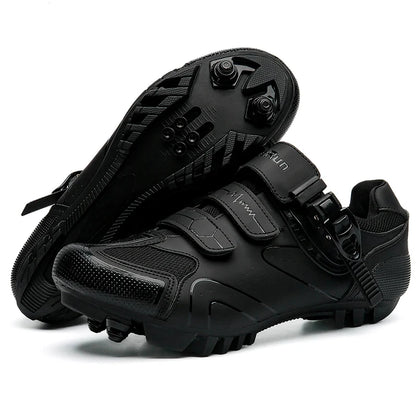 Primavera, scarpe da ciclismo MTB con morsetti da uomo, scarpe sportive in carbonio, velocità, corsa in montagna, scarpe da mountain bike