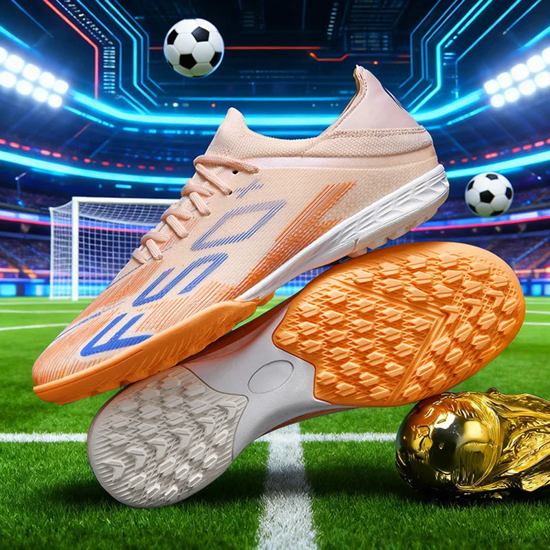 Ultralight Outdoor Sport Men's Soccer Shoes Training Football Sneakers for Youth Turf Soccer Cleats Cleats Non-Slip