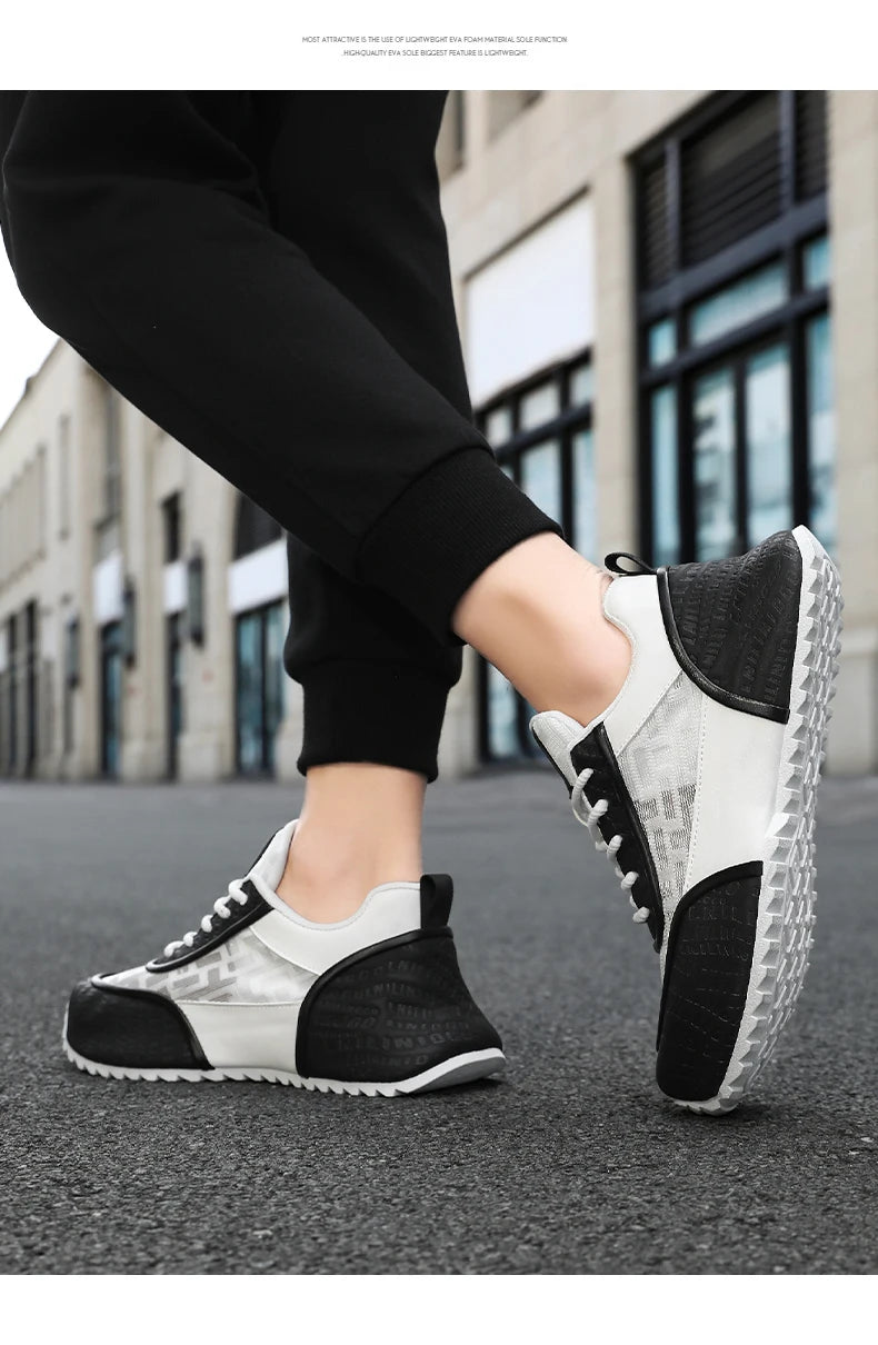Markenschutz 2026 neue leichte, rutschfeste, atmungsaktive und verschleißfeste Herren-Laufschuhe – sportlich, modisch, vielseitig, lässig