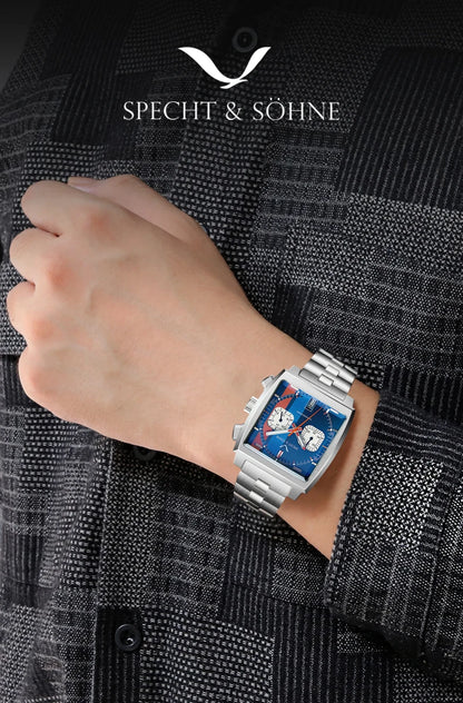 Specht & Söhne New Hot Watches Men Luxury Brand Male Japan VK64 Chronograph Trendy Sport Wristwatch Waterproof