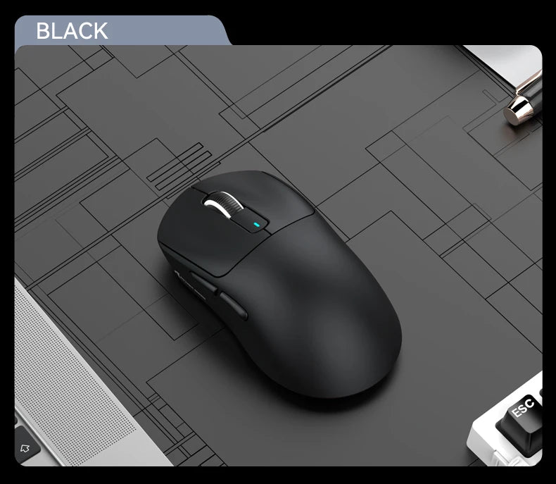 ATTACK SHARK X3 Wireless Gaming Mouse, Tri-Mode Bluetooth Gaming Mouse with PAW3395 Sensor, 26,000 DPI, 4K Polling Rate, RGB Gaming Mouse