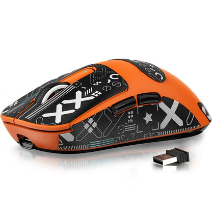 Mysz gamingowa bezprzewodowa ATTACK SHARK X3 PixArt PAW3395 49g SUPERLIGHT, BT/2.4G bezprzewodowa/przewodowa, 6 regulowanych poziomów DPI do 26000